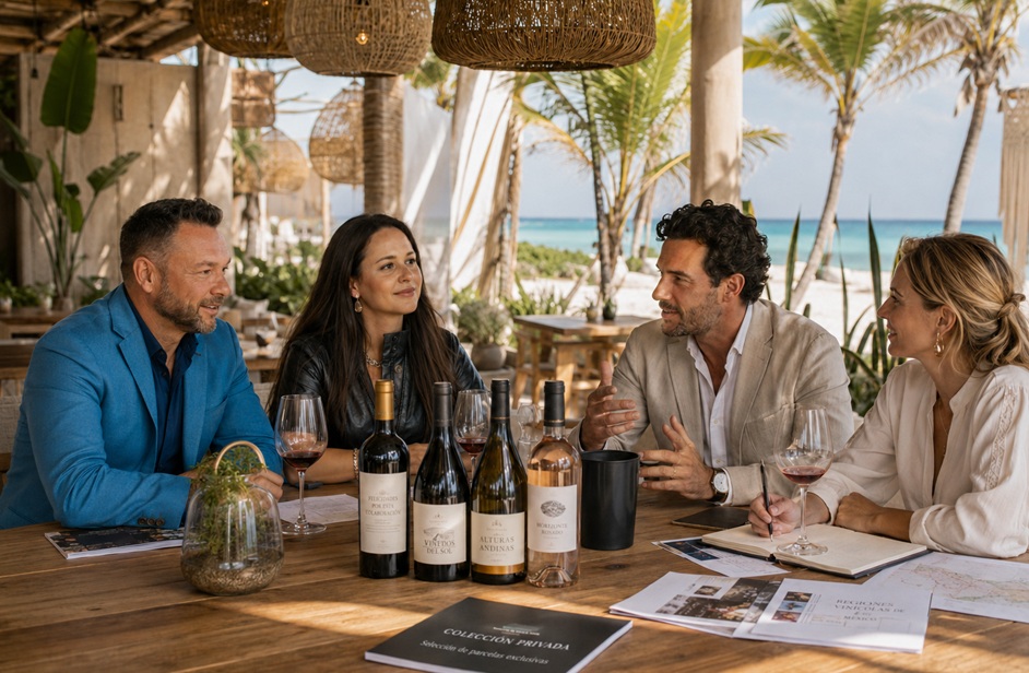 método exportación vino México